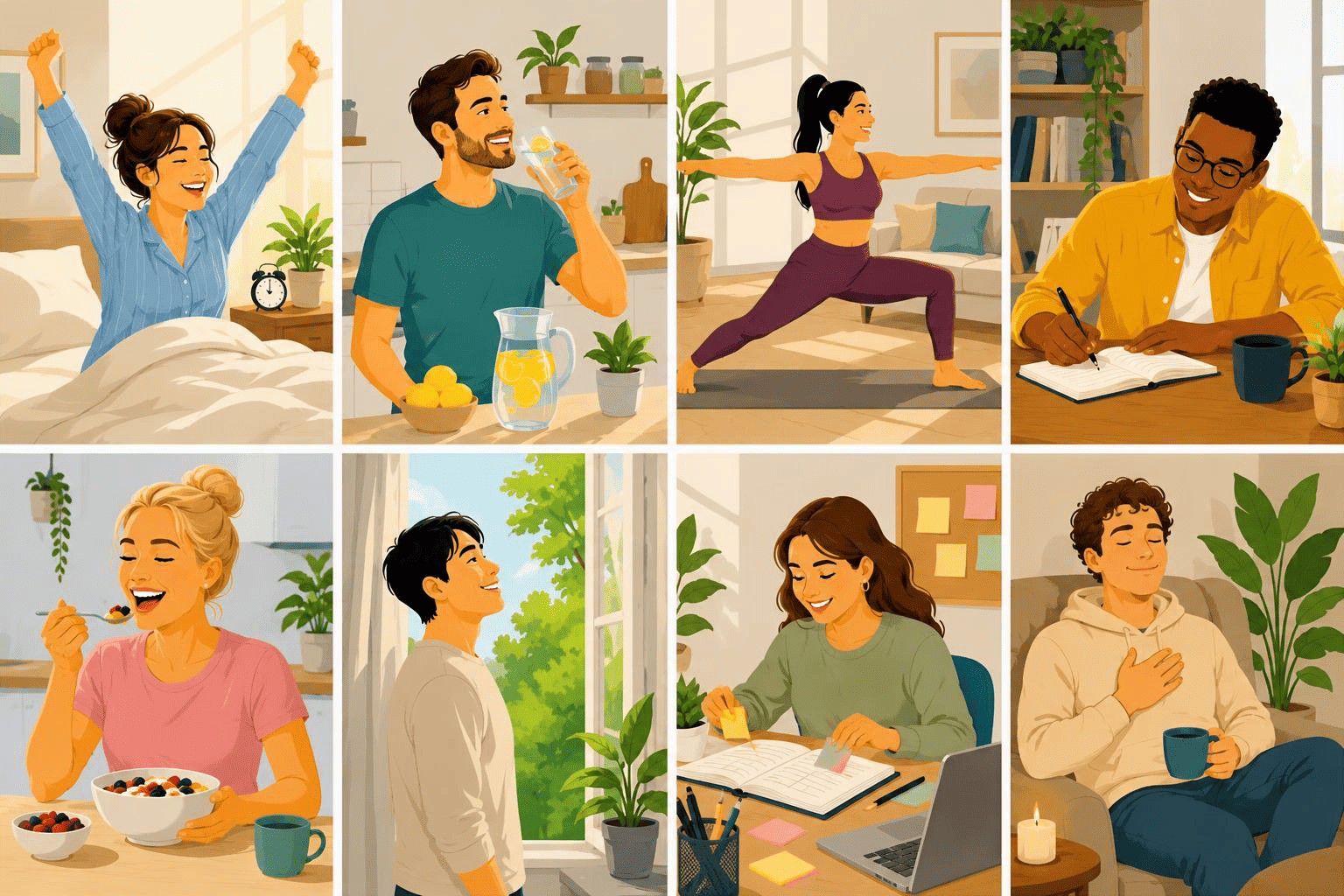 8 gestes simples ideal matin 1
